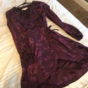 Gorgeous floral velvet dress